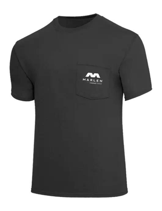 Core Blend Charcoal Grey Pocket T-Shirt w/Marlen Logo