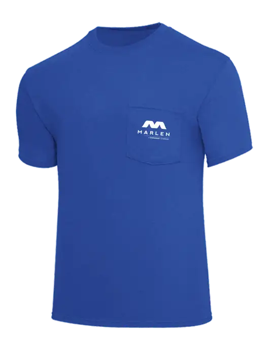 Core Blend Royal Pocket T-Shirt w/Marlen Logo