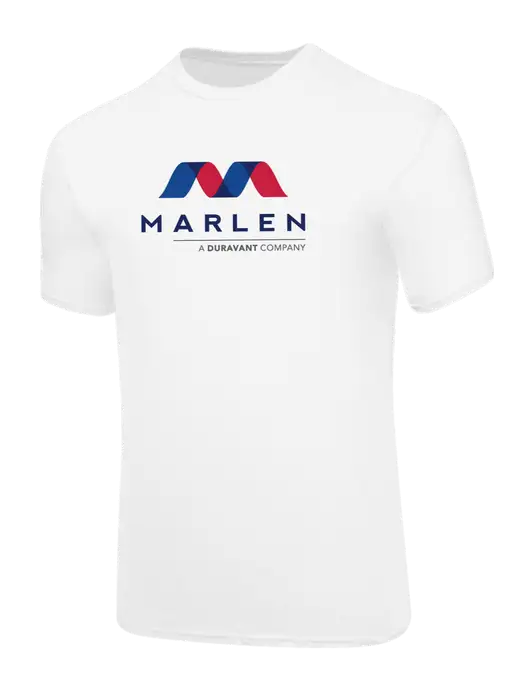 Core Blend White T-Shirt w/Marlen Logo