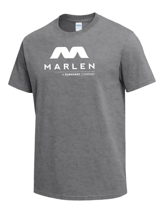 Medium Grey Heather Heavyweight 6.1 oz T-Shirt w/Marlen Logo
