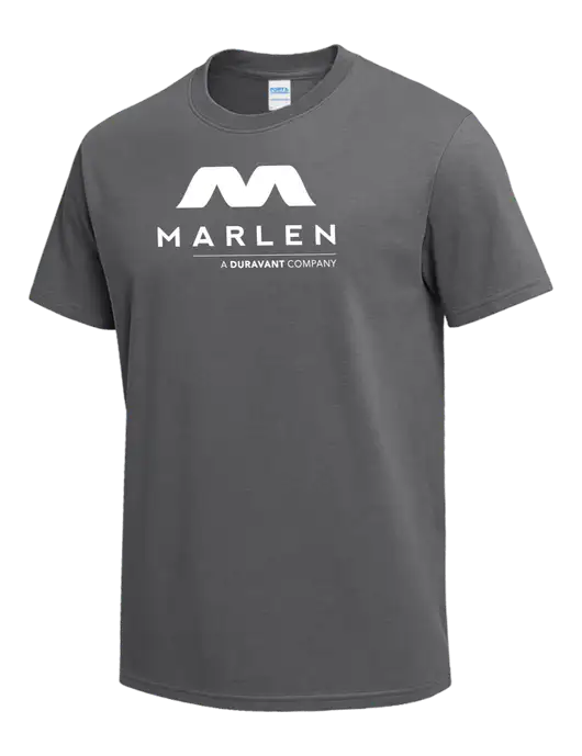 Medium Grey Heavyweight 6.1 oz T-Shirt w/Marlen Logo