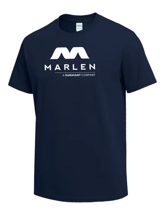 Navy Heavyweight 6.1 oz T-Shirt w/Marlen Logo