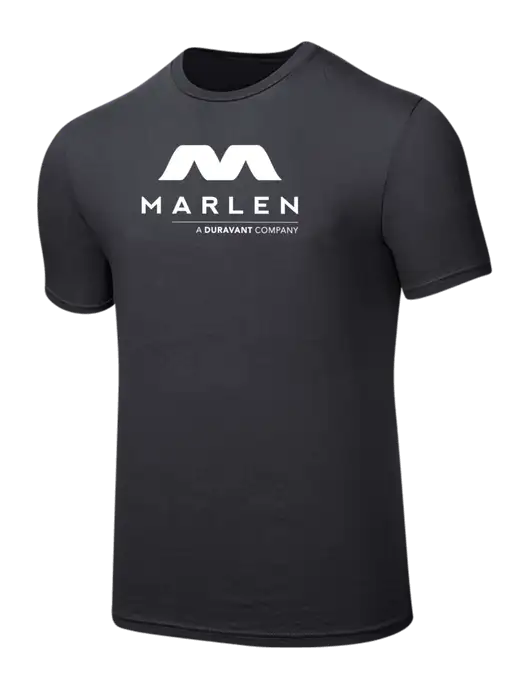 Seriously Soft Charcoal T-Shirt w/Marlen Logo