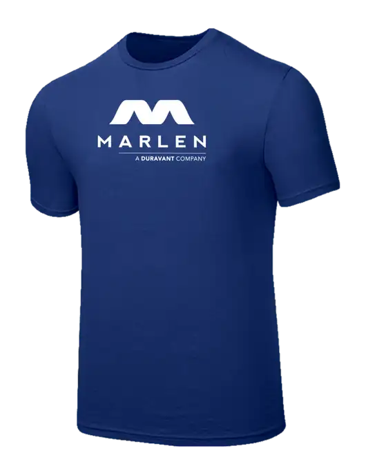 Seriously Soft Dark Royal T-Shirt w/Marlen Logo