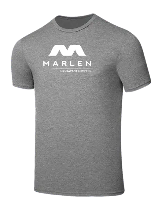 Seriously Soft Grey Frost T-Shirt w/Marlen Logo