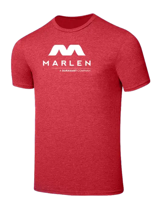 Seriously Soft Heathered Red T-Shirt w/Marlen Logo