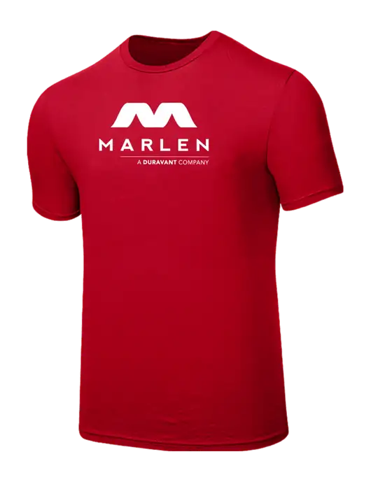 Seriously Soft Red T-Shirt w/Marlen Logo