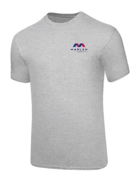 Core Blend Light Grey Heather T-Shirt w/Marlen Logo