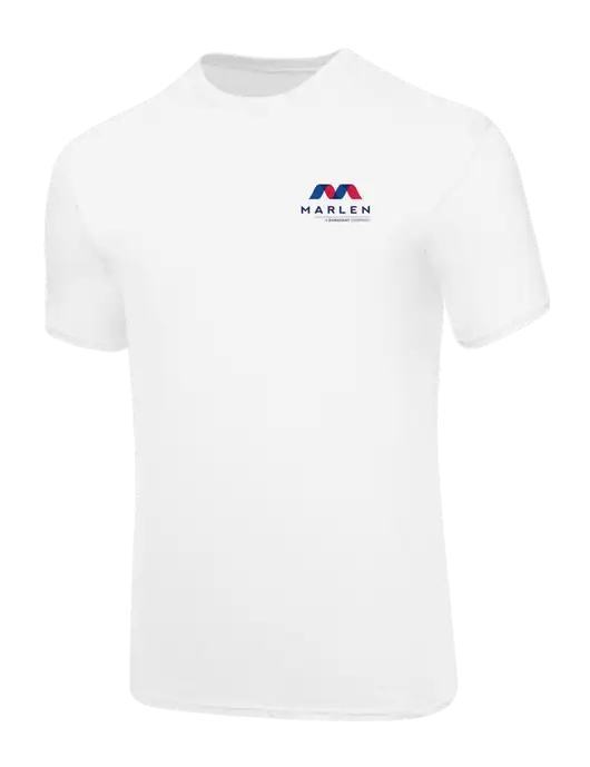 Core Blend White T-Shirt w/Marlen Logo