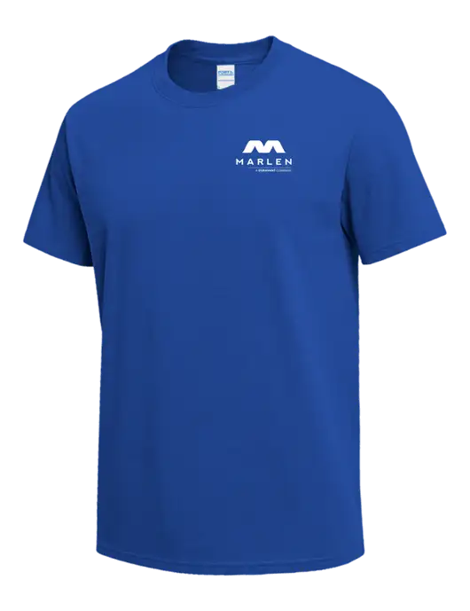 Dark Royal Heavyweight 6.1 oz T-Shirt w/Marlen Logo