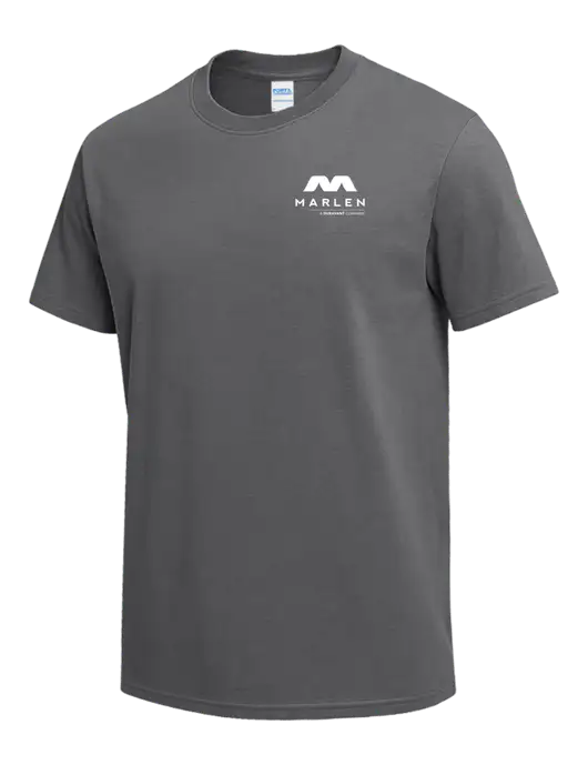 Medium Grey Heavyweight 6.1 oz T-Shirt w/Marlen Logo