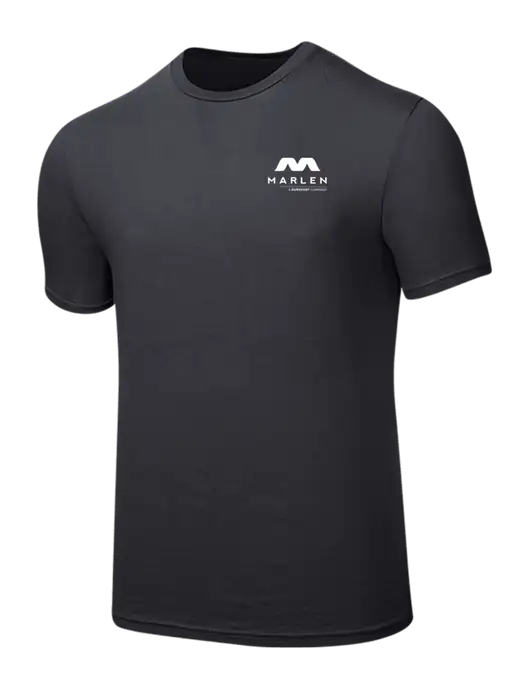 Seriously Soft Charcoal T-Shirt w/Marlen Logo