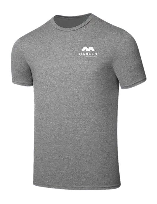 Seriously Soft Grey Frost T-Shirt w/Marlen Logo