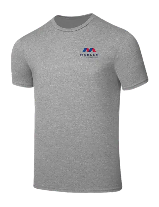 Seriously Soft Light Heather Grey T-Shirt w/Marlen Logo
