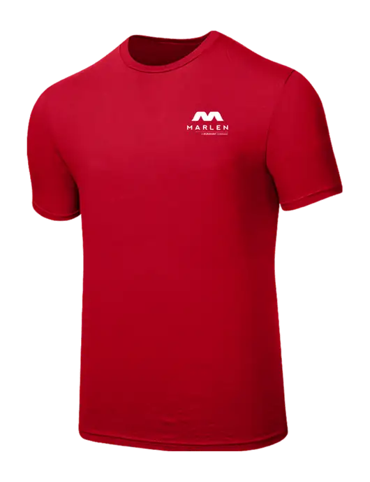 Seriously Soft Red T-Shirt w/Marlen Logo