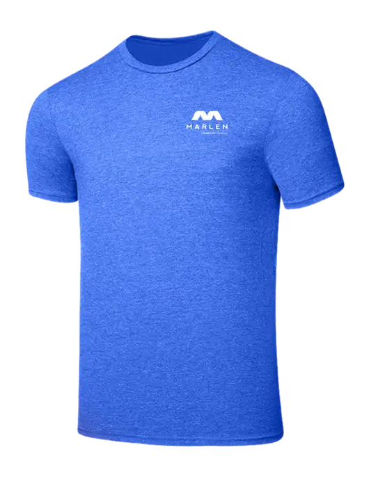 Seriously Soft Royal Frost T-Shirt w/Marlen Logo