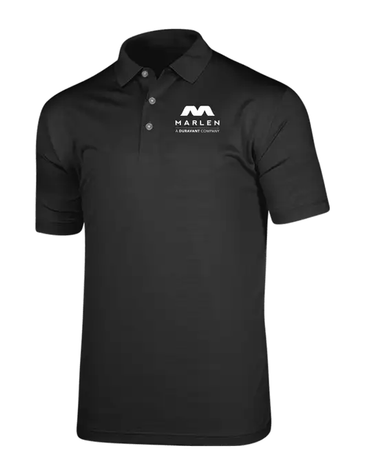 Callaway Vibrant Black Ventilated Polo w/Marlen Logo