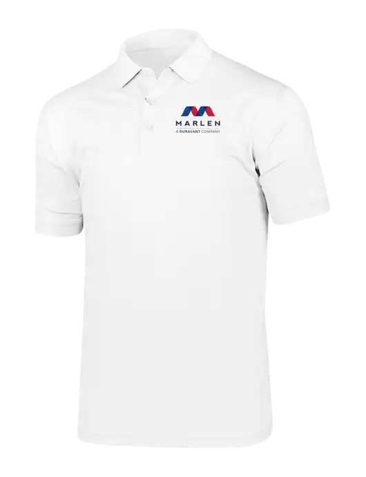 Callaway Vibrant Bright White Ventilated Polo w/Marlen Logo
