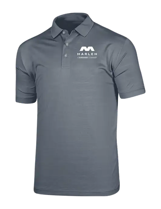 Callaway Vibrant Light Grey Ventilated Polo w/Marlen Logo