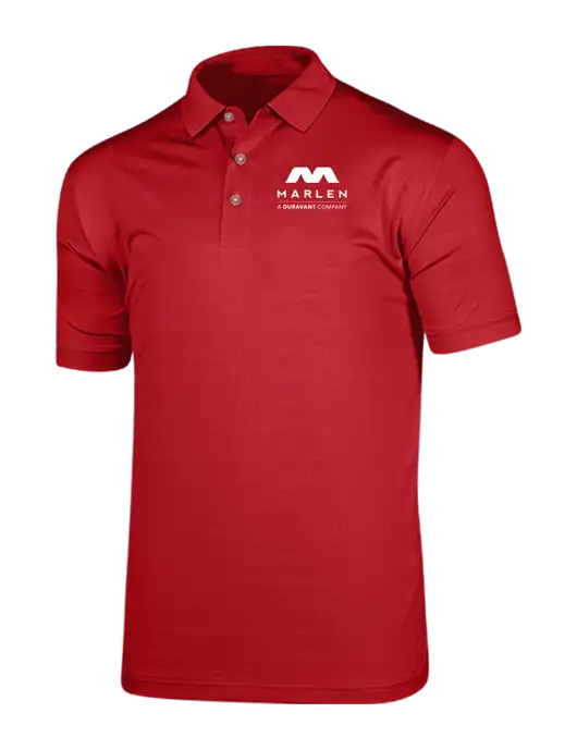 Callaway Vibrant Red Ventilated Polo w/Marlen Logo