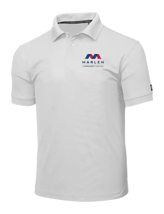 OGIO Bright White Caliber 2.0 Polo w/Marlen Logo