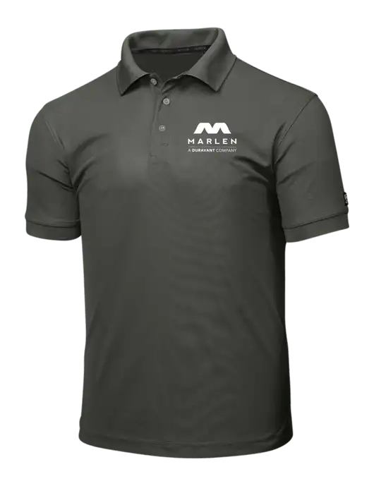 OGIO Medium Grey Caliber 2.0 Polo w/Marlen Logo