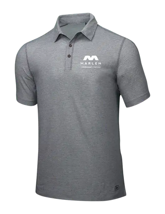 OGIO Medium Grey ONYX Polo w/Marlen Logo