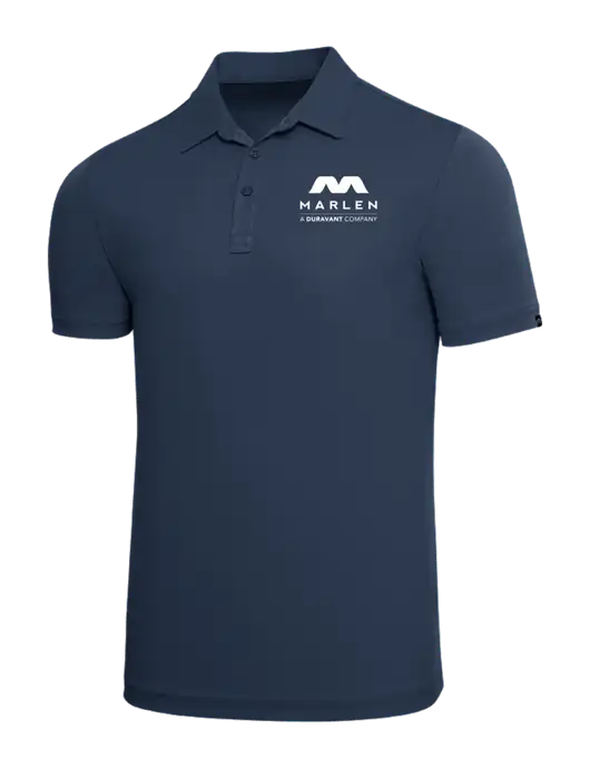 TravisMathew Navy Solid Oceanside Polo w/Marlen Logo