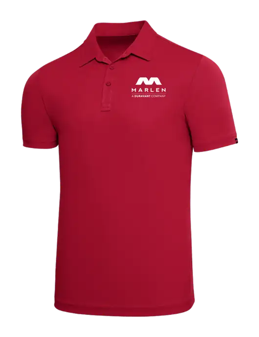 TravisMathew Red Solid Oceanside Polo w/Marlen Logo