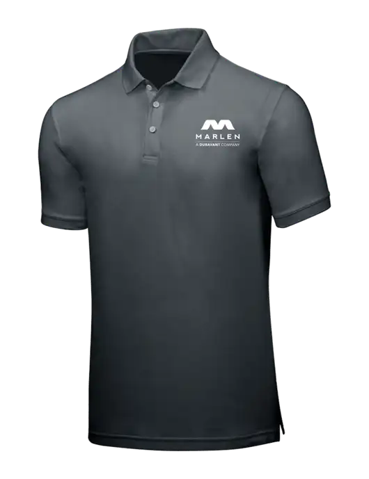 Dark Grey Core Classic Pique w/Marlen Logo