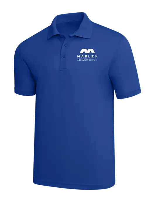 Dark Royal PosiCharge RacerMesh Polo w/Marlen Logo