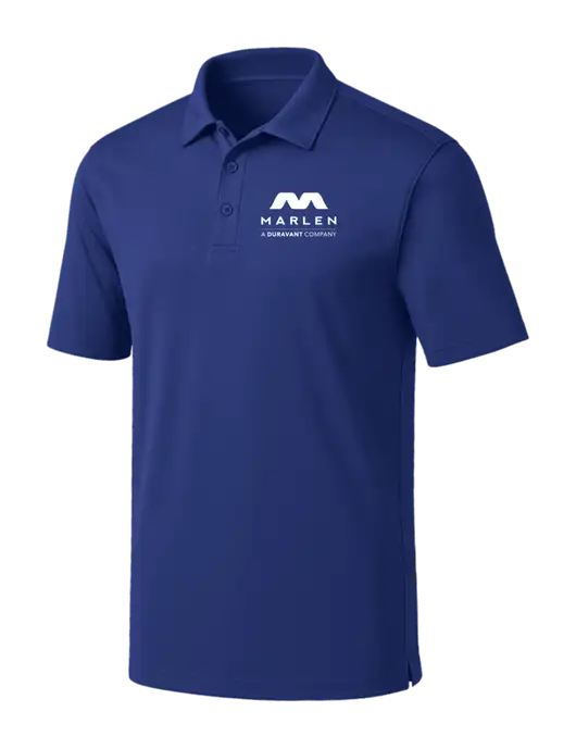 Dark Royal Silk Touch Performance Polo w/Marlen Logo