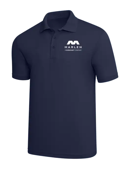Navy PosiCharge RacerMesh Polo w/Marlen Logo