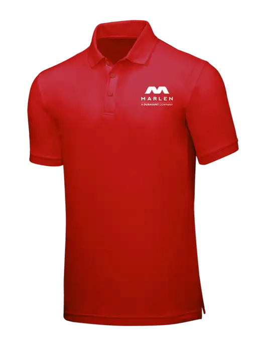 Red Core Classic Pique w/Marlen Logo