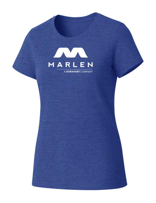 Womens Seriously Soft Royal Frost T-Shirt w/Marlen Logo