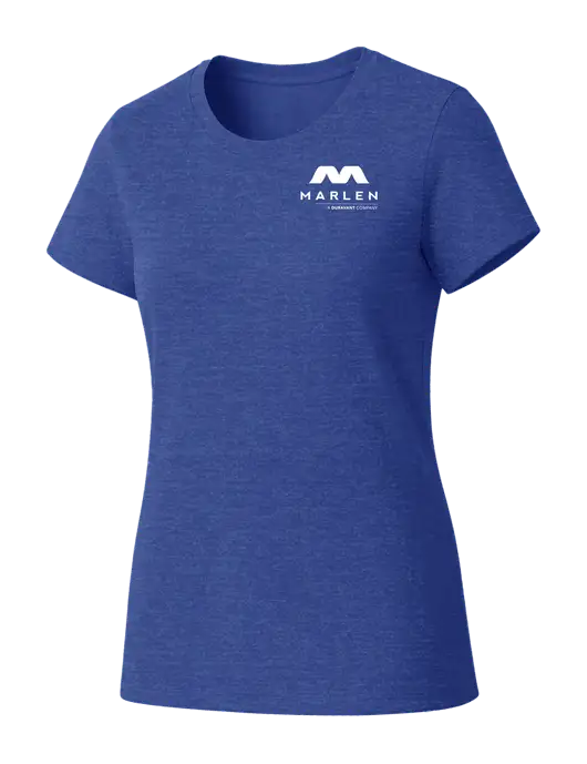 Womens Seriously Soft Royal Frost T-Shirt w/Marlen Logo