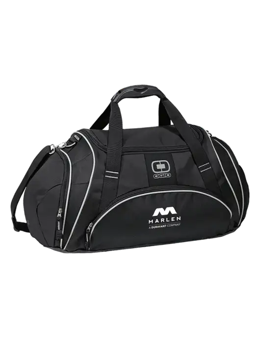 OGIO Black Crunch Duffel
 w/Marlen Logo