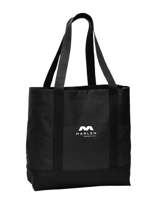 Carryall Black/Black Day Tote w/Marlen Logo