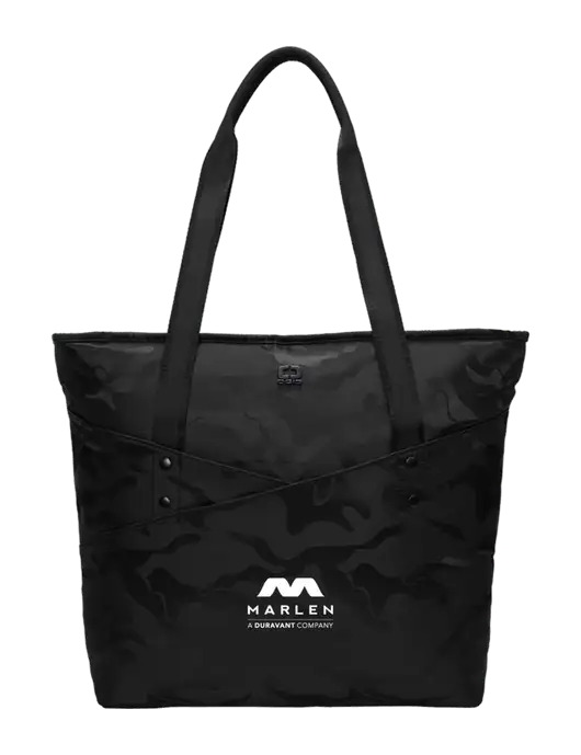 OGIO Black Camo Downtown Tote 
 w/Marlen Logo