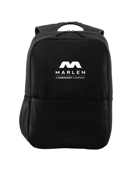 Access Square Laptop Black Backpack w/Marlen Logo