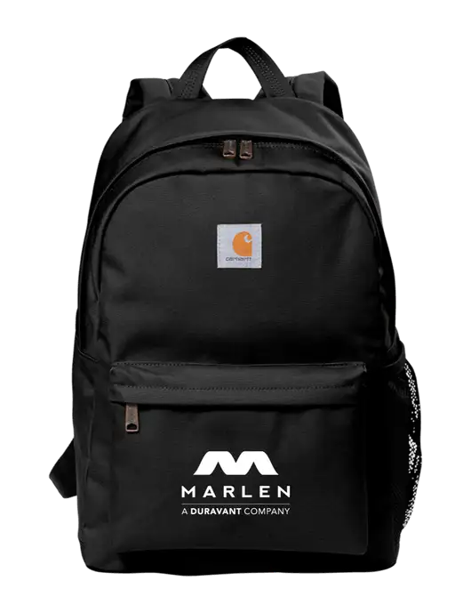 Carhartt Black Canvas Backpack w/Marlen Logo