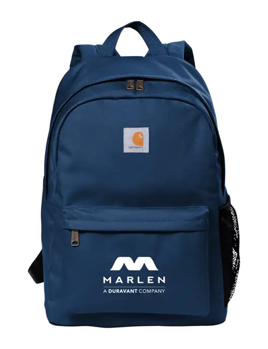 Carhartt Navy Canvas Backpack w/Marlen Logo