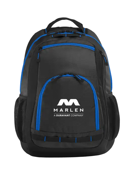 Xtreme Black/Dark Grey/Royal Blue Backpack w/Marlen Logo